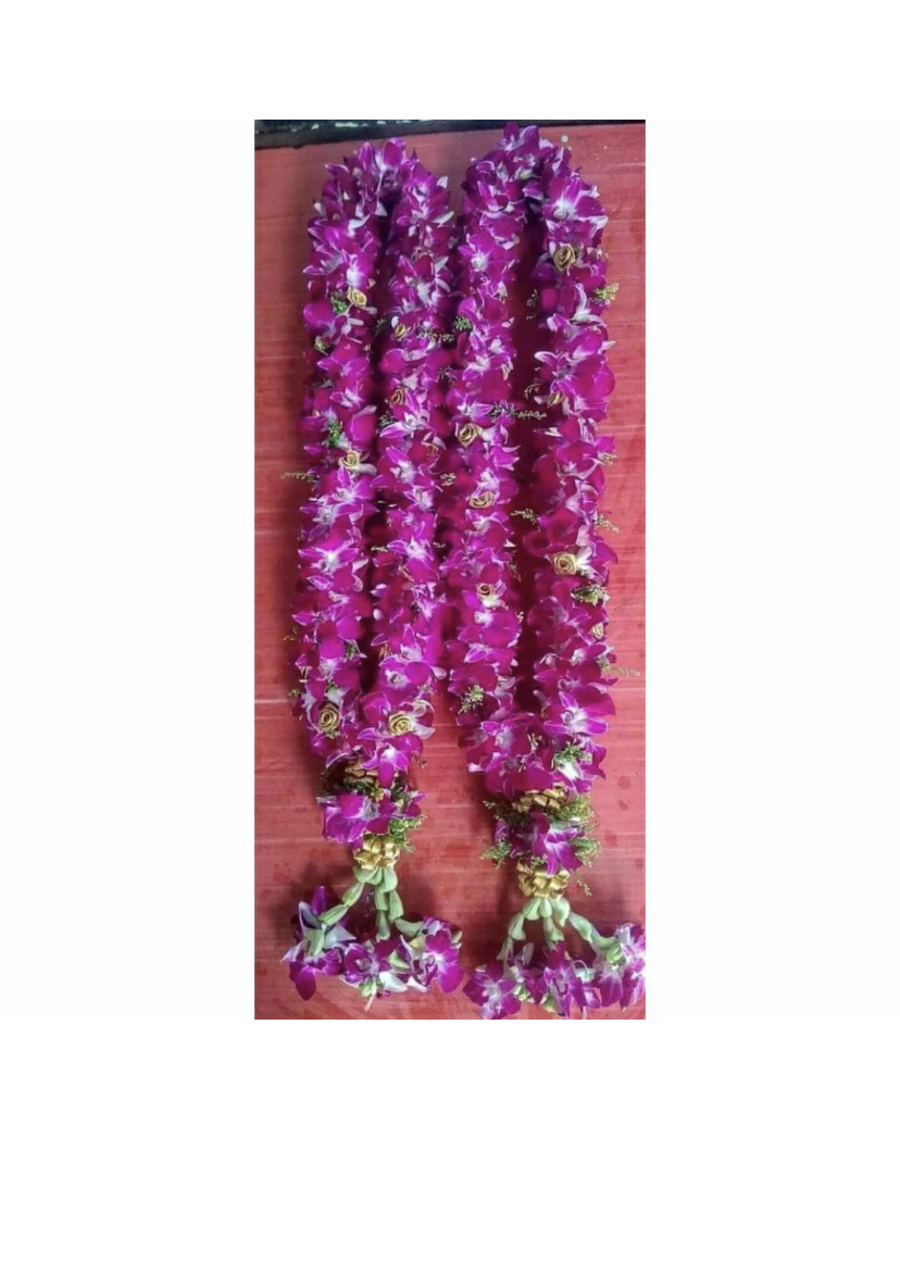 Orichid garlands